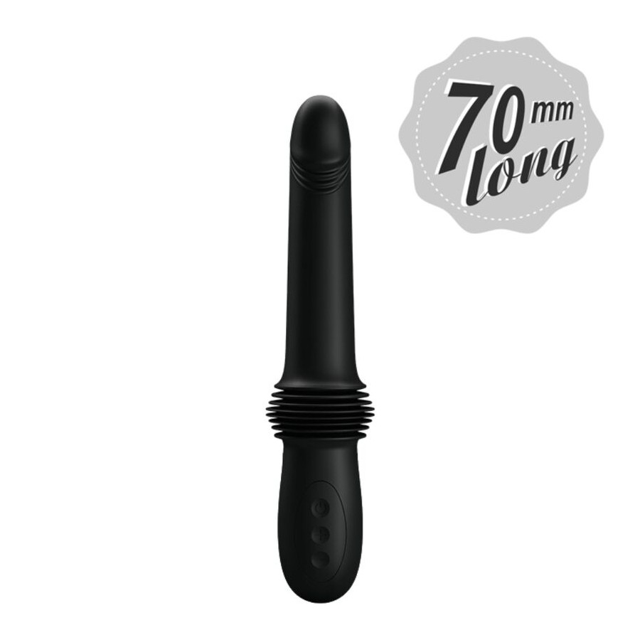 PRETTY LOVE - VIBRADOR PAZUZU 3 MODOS DE IMPULSO PRETO